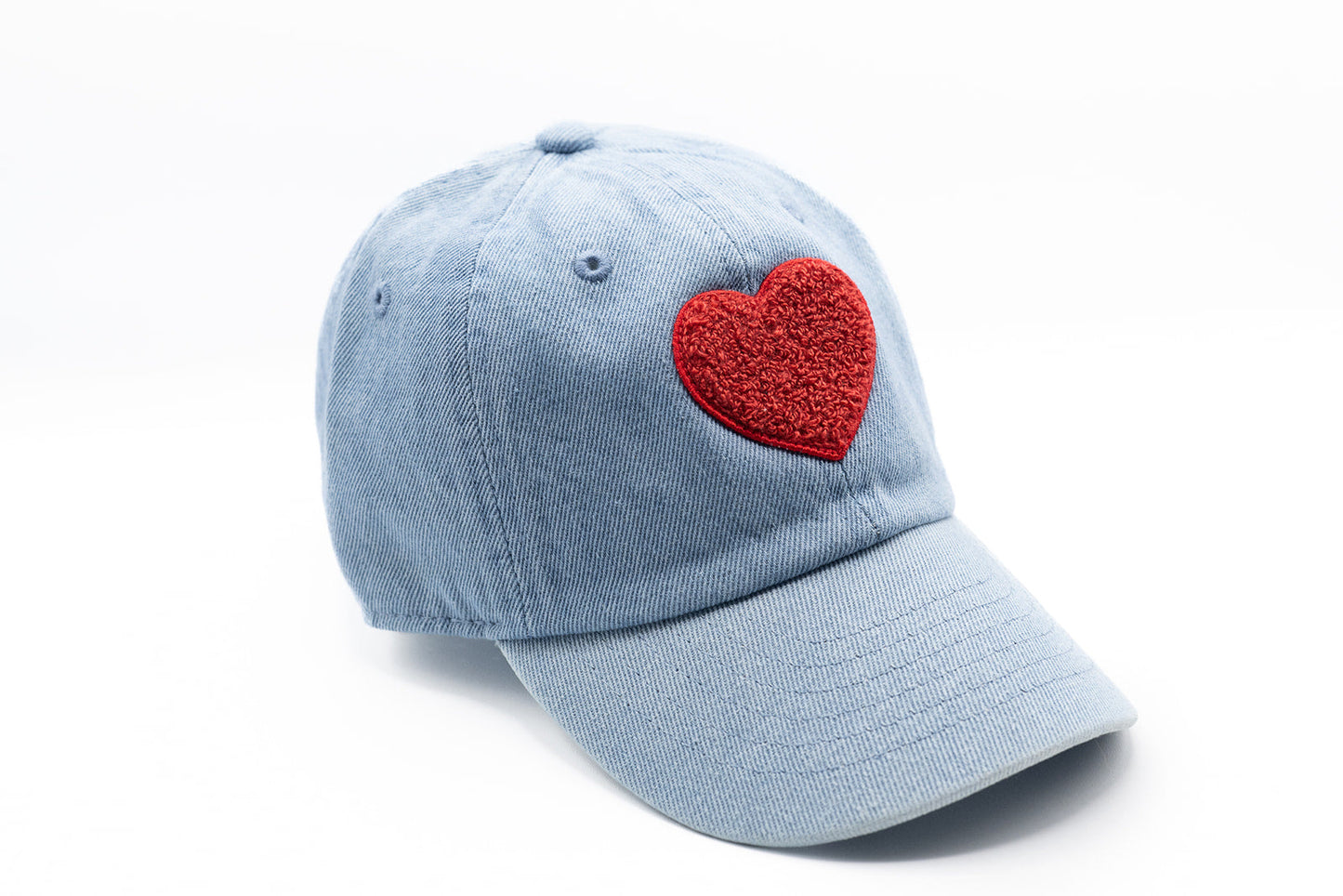 Denim Terry Heart Hat