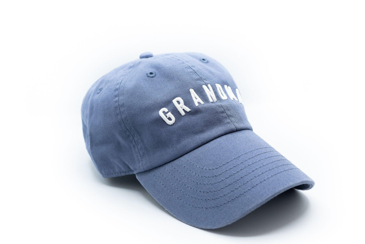 Dusty Blue Grandma Hat