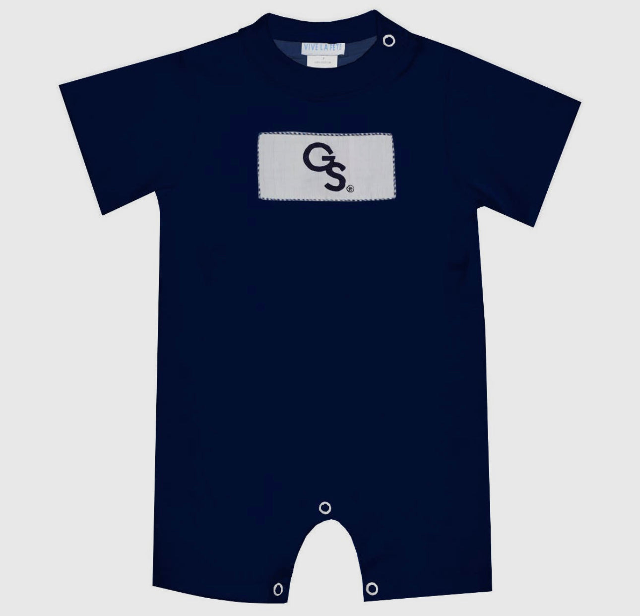 Hand Smocked Georgia Southern Romper