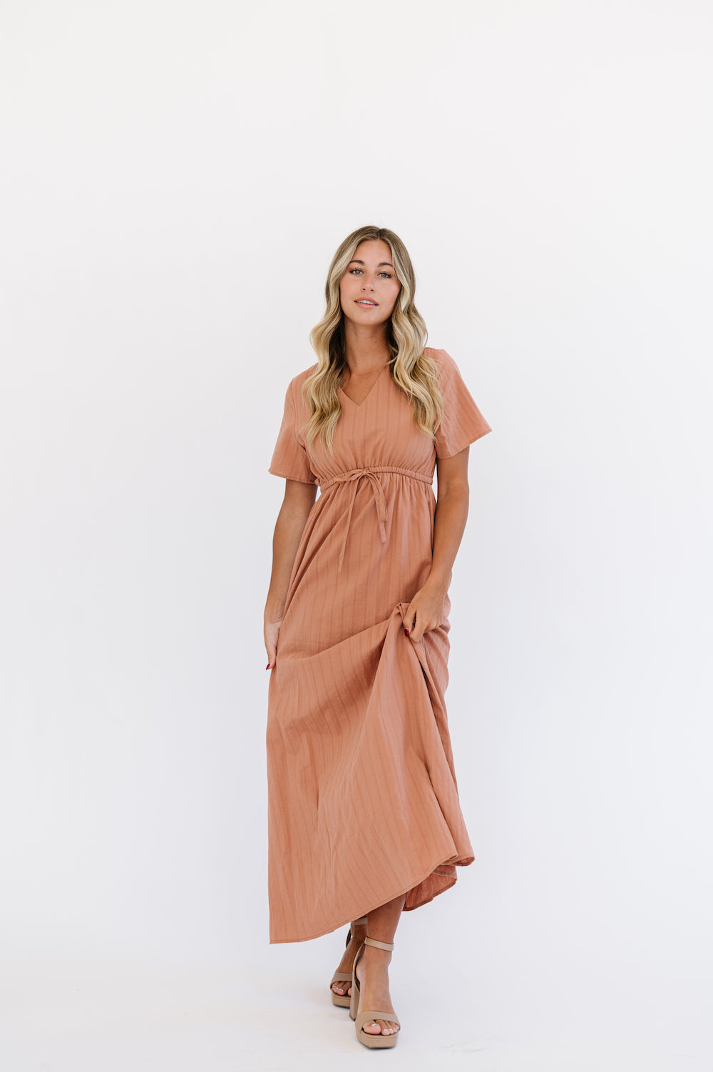 Lula Dress in Camel