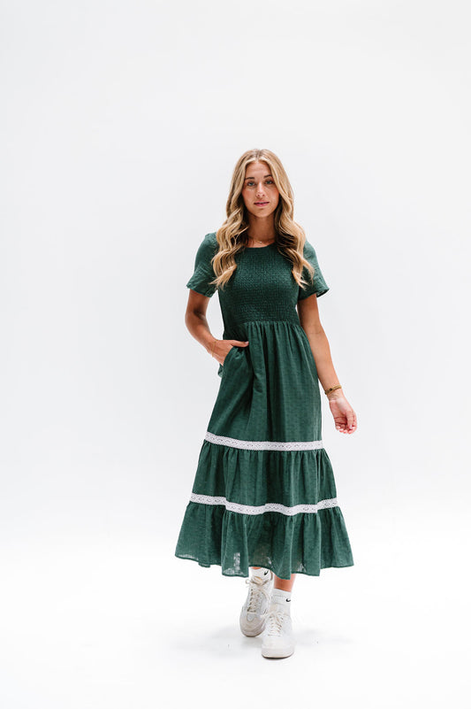 Isla Dress in Green