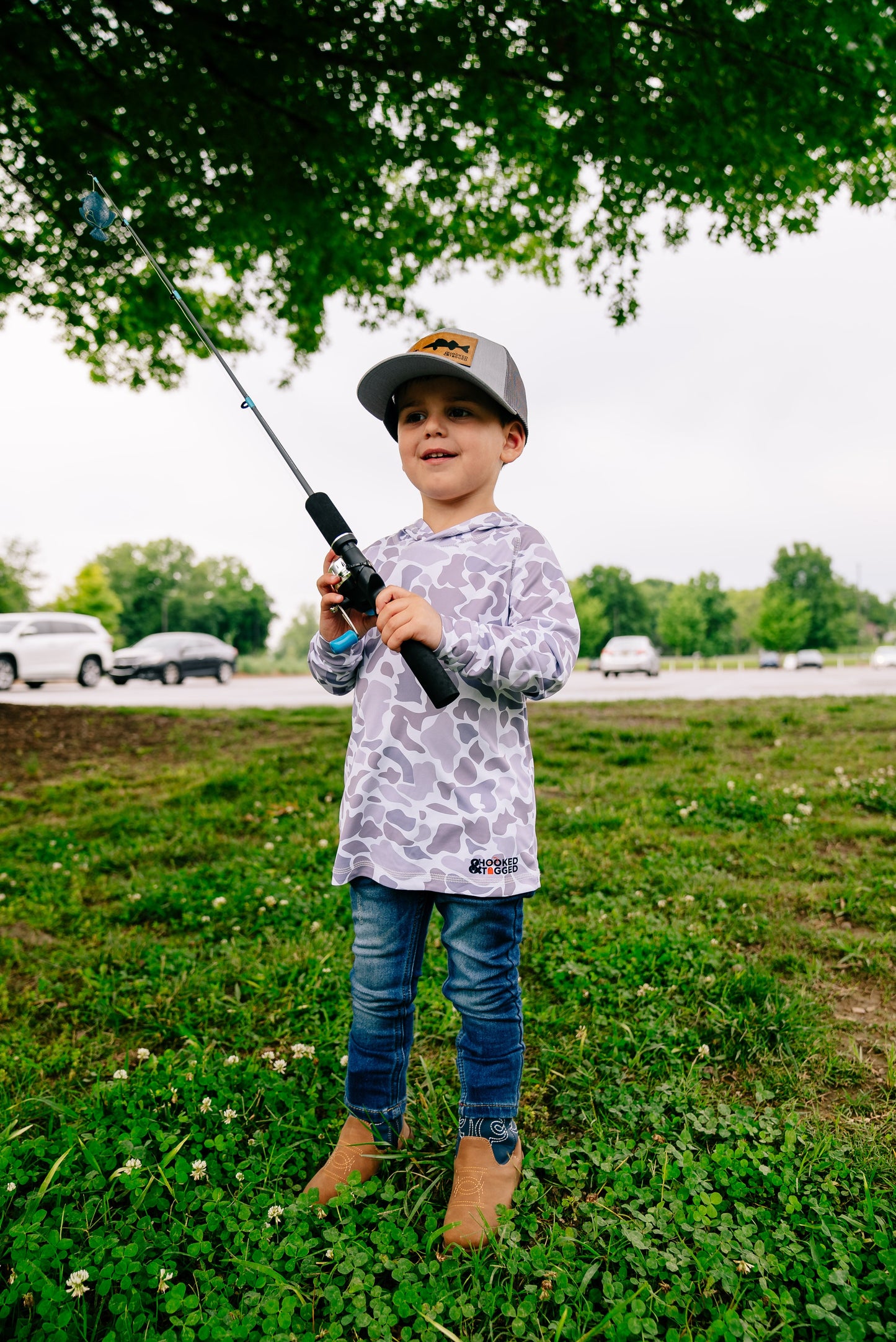 Toddler Old School Camo Performance Hoodies