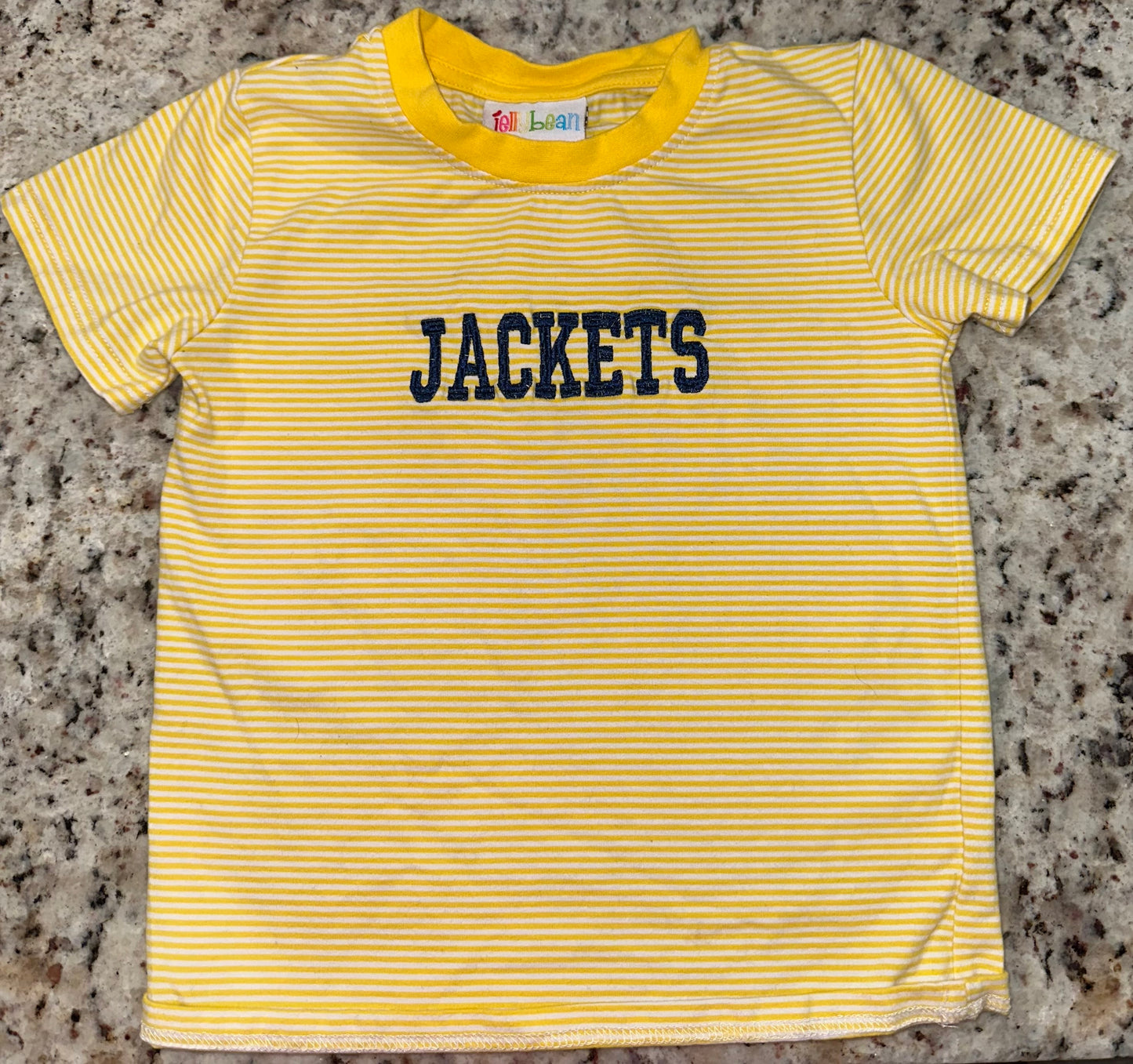 Striped Yellow Jackets Embroidered