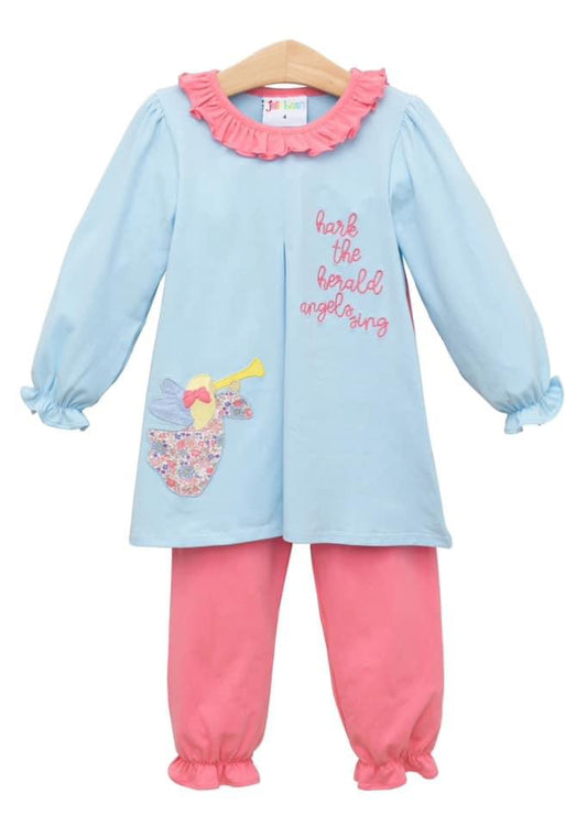 Jellybean Hark the Herald Angels Sing Bloomer Pants Set