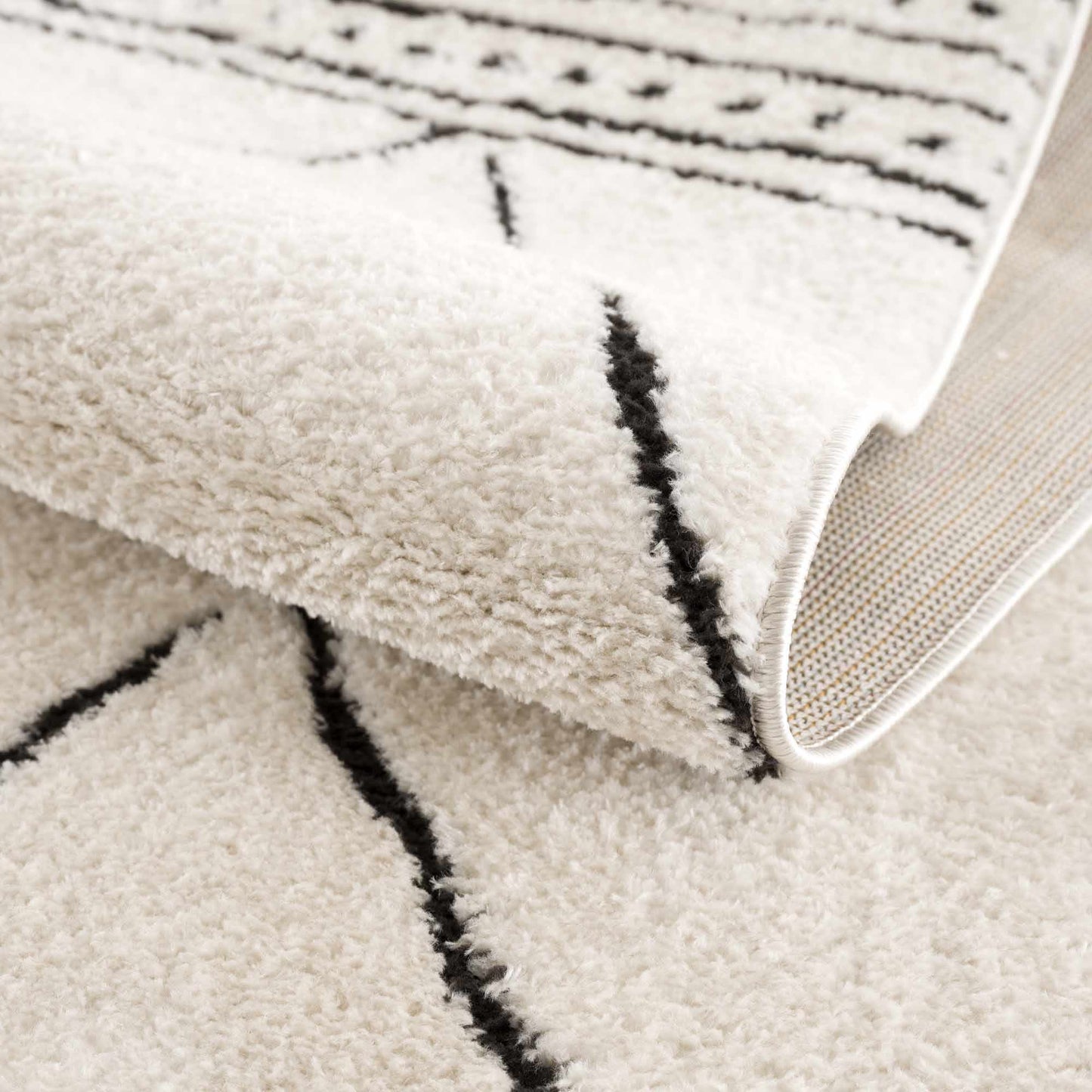 Keone Black & White Area Rug