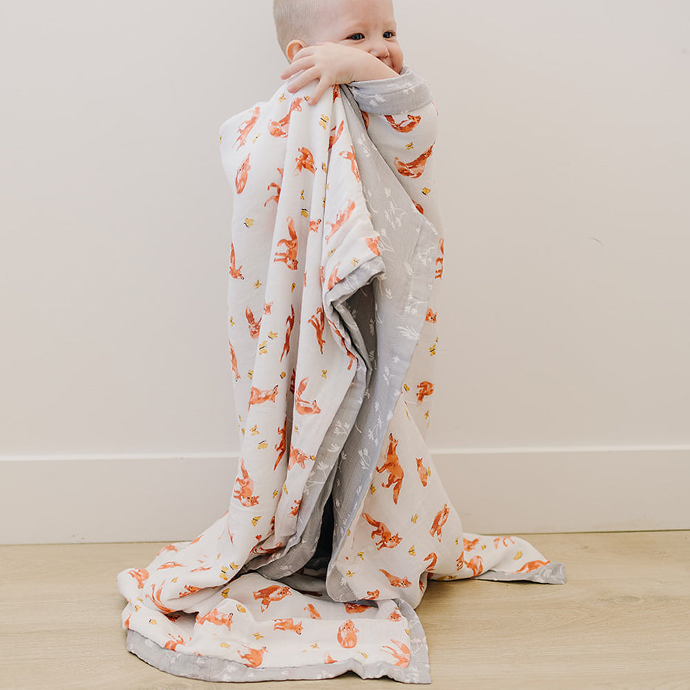 Fox Tales + Prairie Oh So Soft Snuggle Blanket