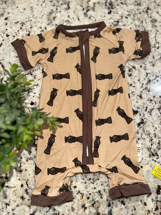 Camo Duck Call Bamboo Romper