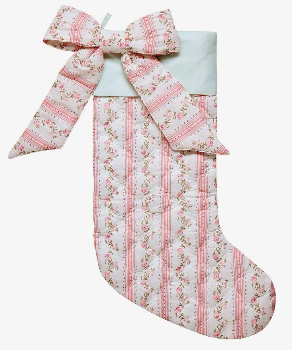 Quilted Cami Bow Stocking