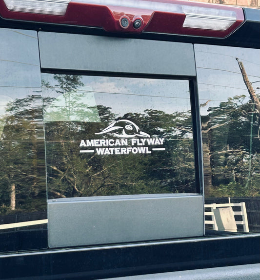 American Flyway Waterfowl Window Decal