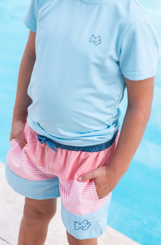 Prodoh Boogie Board Swim Trunks Pink/Light Blue