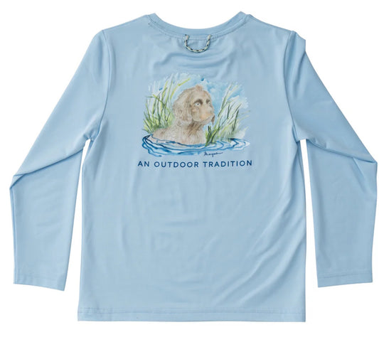Prodoh Boykin Spaniel Sky Blue Fishing Shirt
