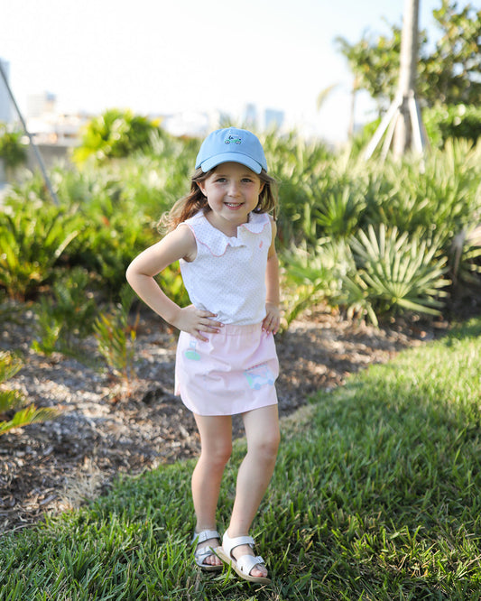 Golf Cart Bow Baseball Hat (Girls)