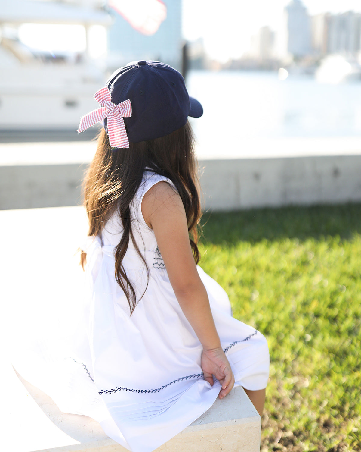 Lobster Bow Baseball Hat (Girls)