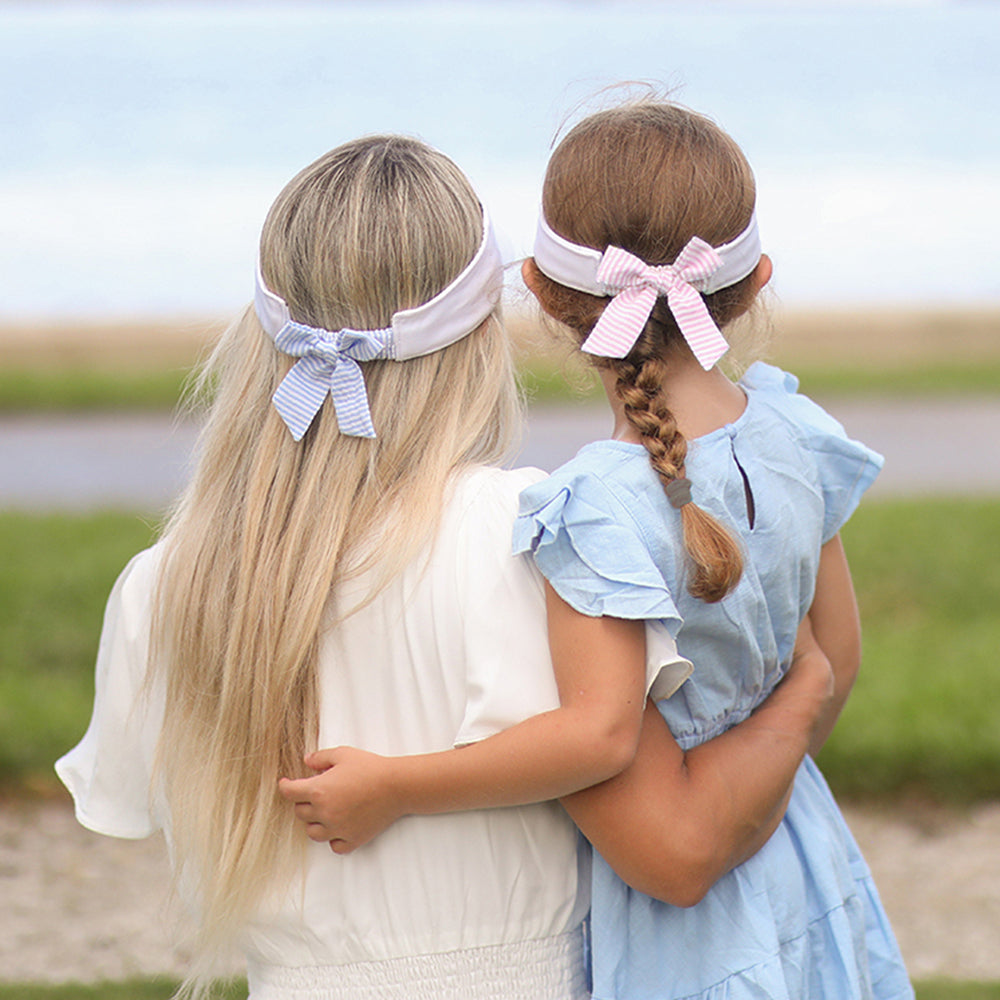 Pastel Hearts Bow Visor (Girls)