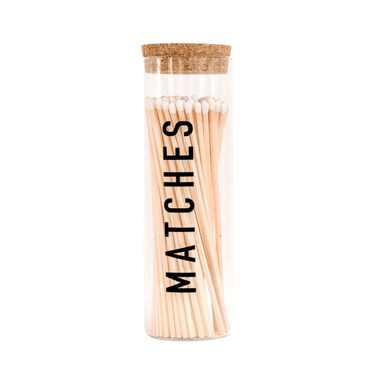 White Tip Hearth Matches - 80 Count, 7"