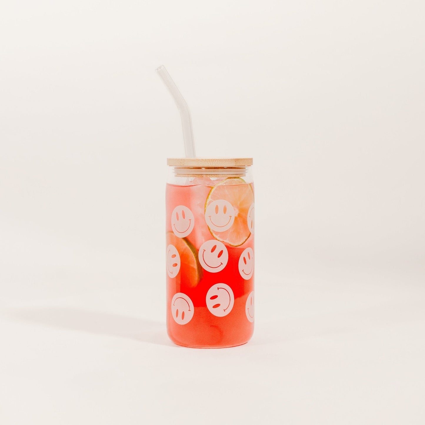 Smiley Can Glass - 17 oz