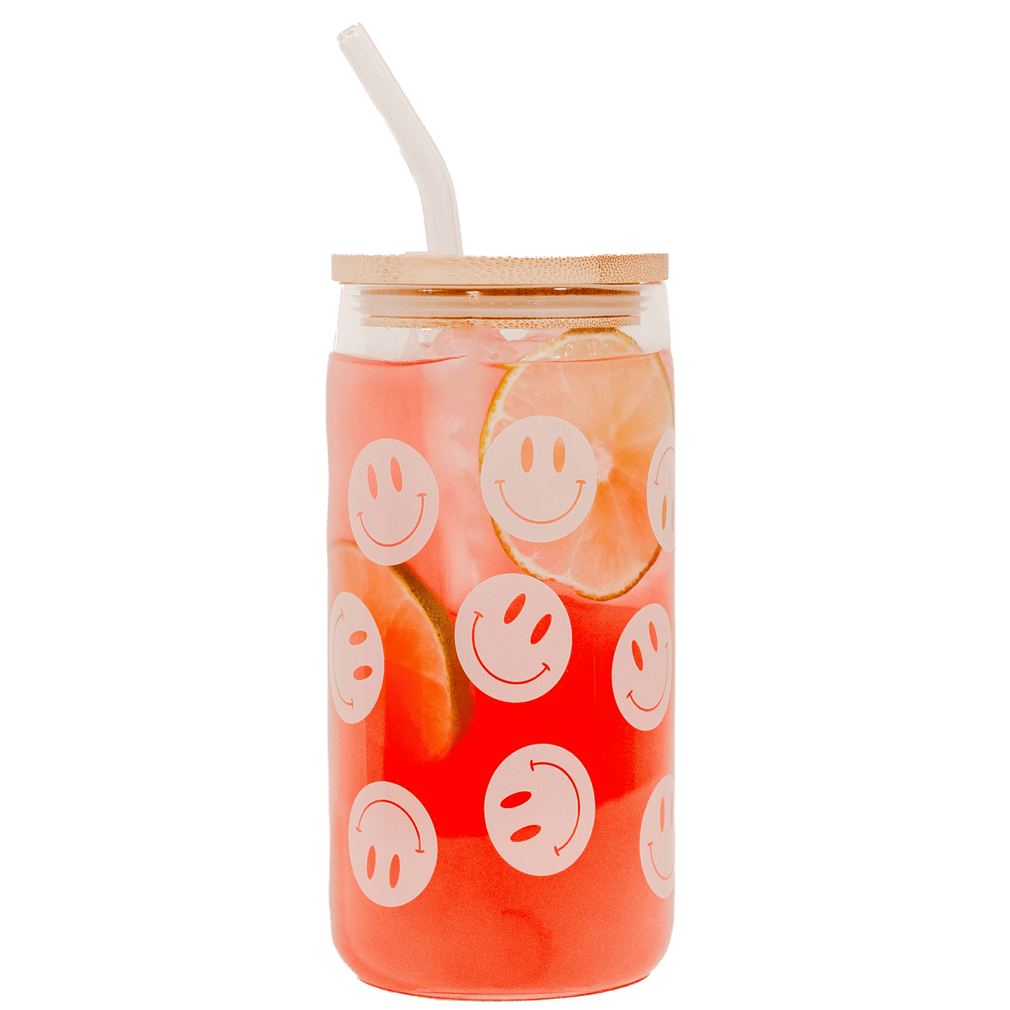 Smiley Can Glass - 17 oz