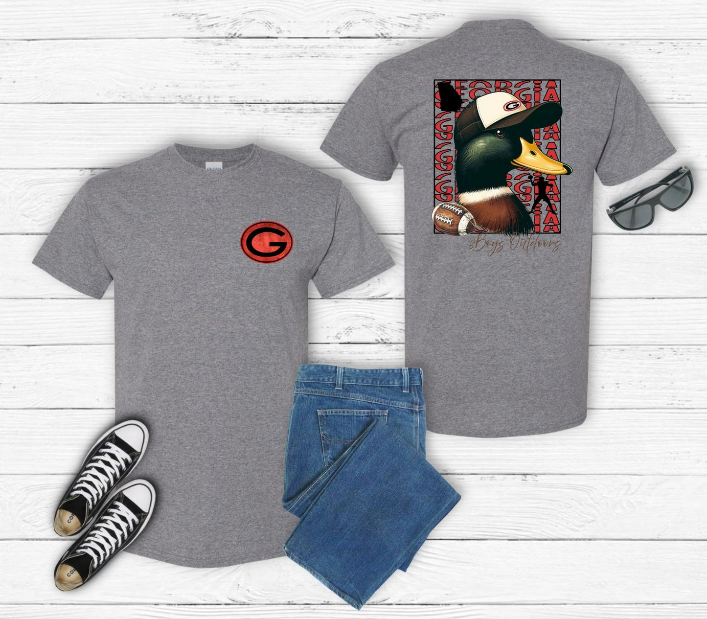3Boys Outdoors UGA Mallard Tee