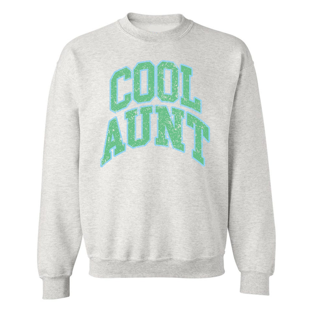 'Varsity Cool Aunt' Crewneck Sweatshirt