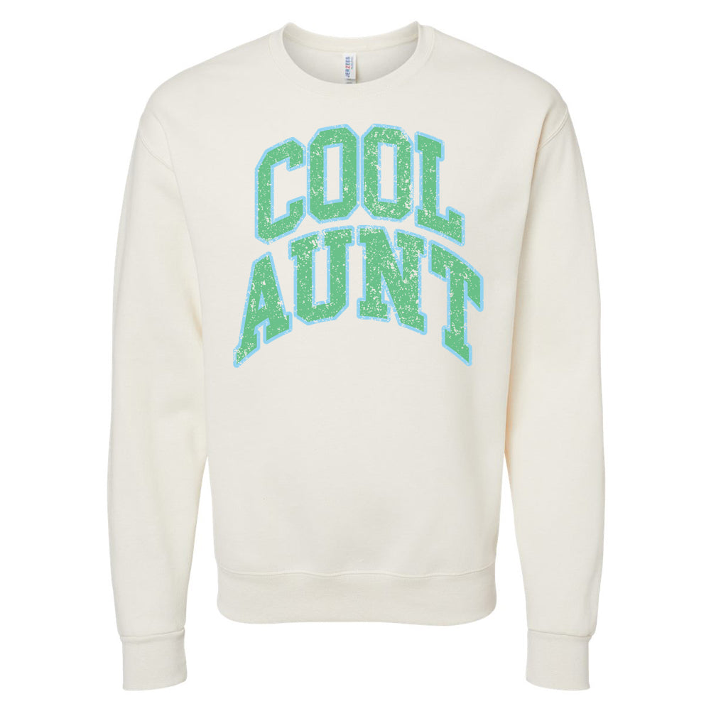 'Varsity Cool Aunt' Crewneck Sweatshirt