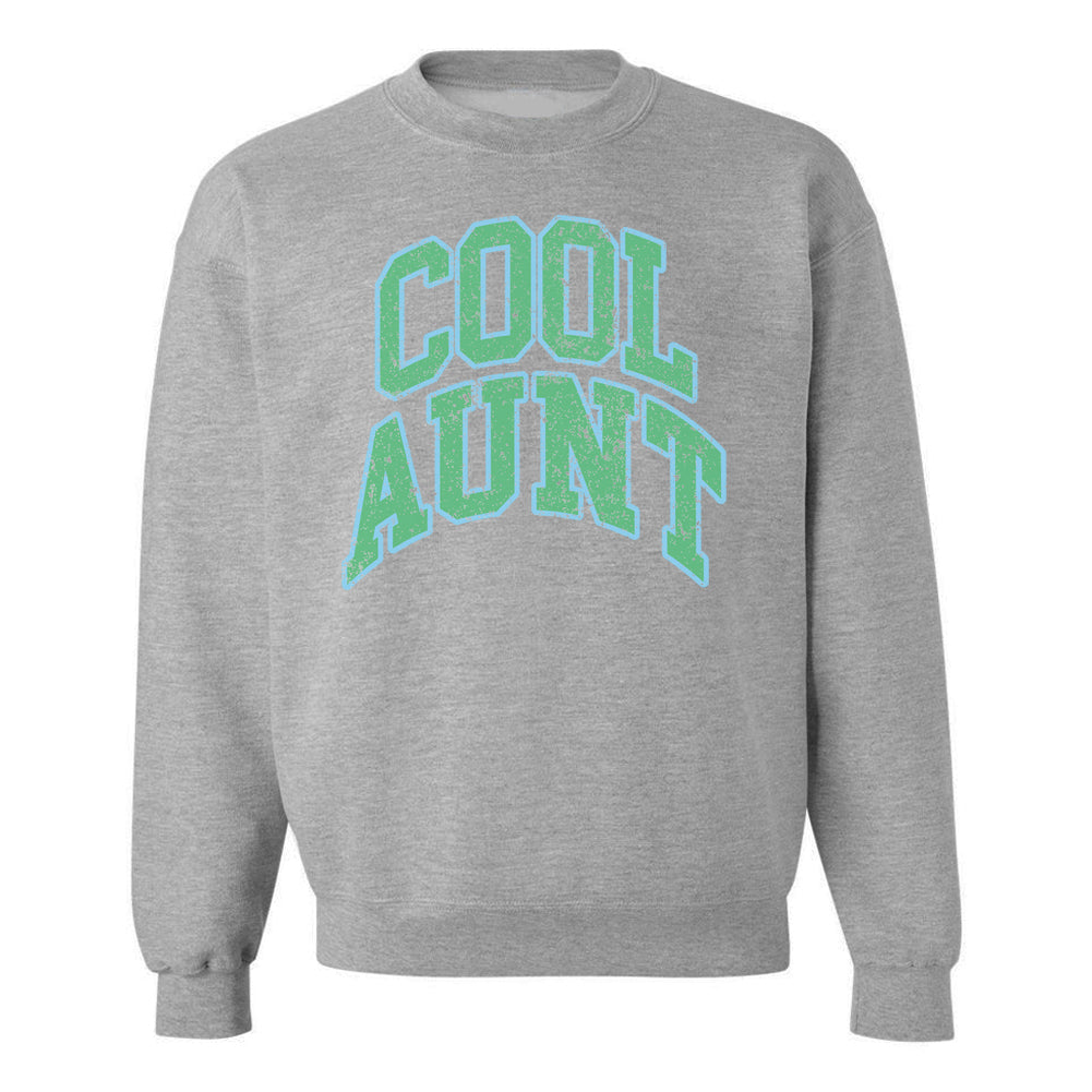 'Varsity Cool Aunt' Crewneck Sweatshirt