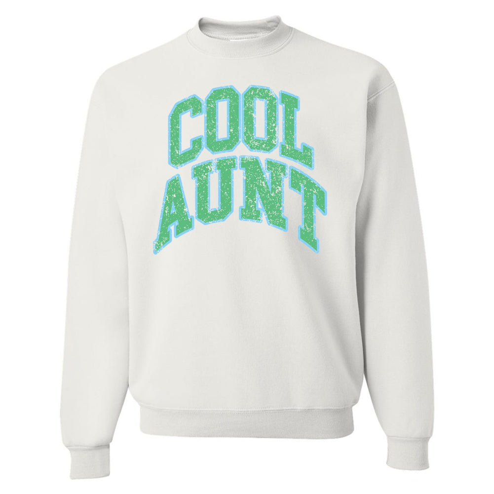 'Varsity Cool Aunt' Crewneck Sweatshirt