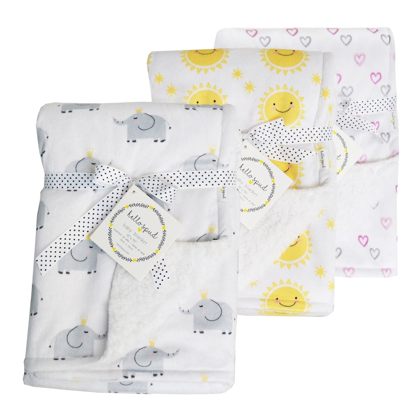 Sunshine Plush Baby Blanket