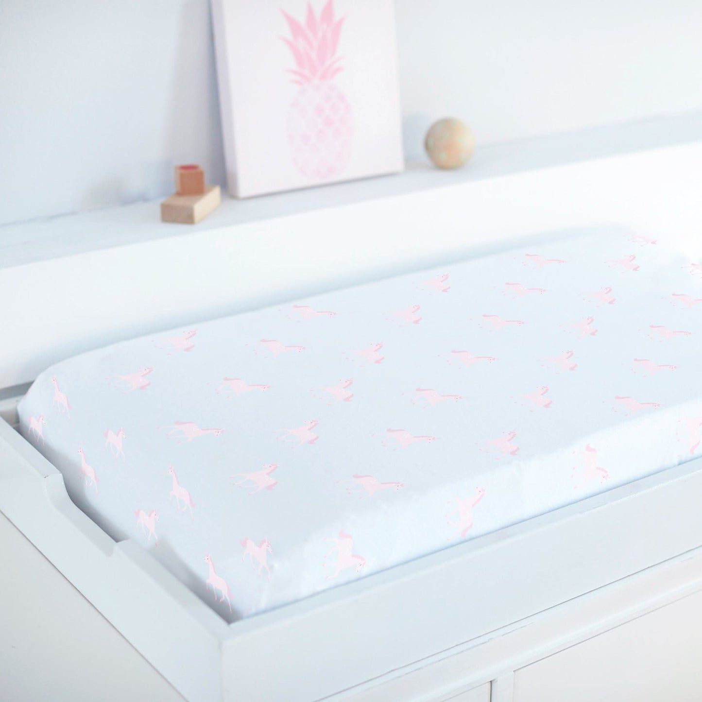 Unicorn Organic Cotton Changing Pad Cover