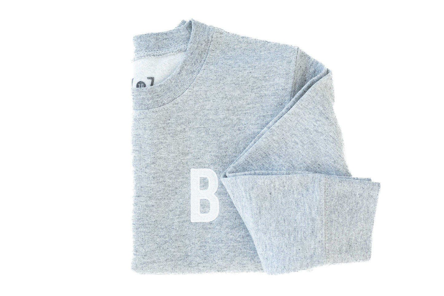 Heather Grey Letter Sweatshirt