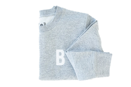 Heather Grey Letter Sweatshirt