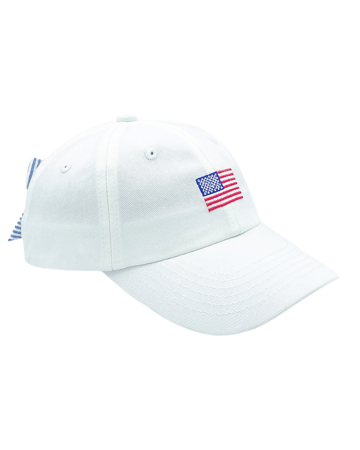 American Flag Bow Baseball Hat (Baby)