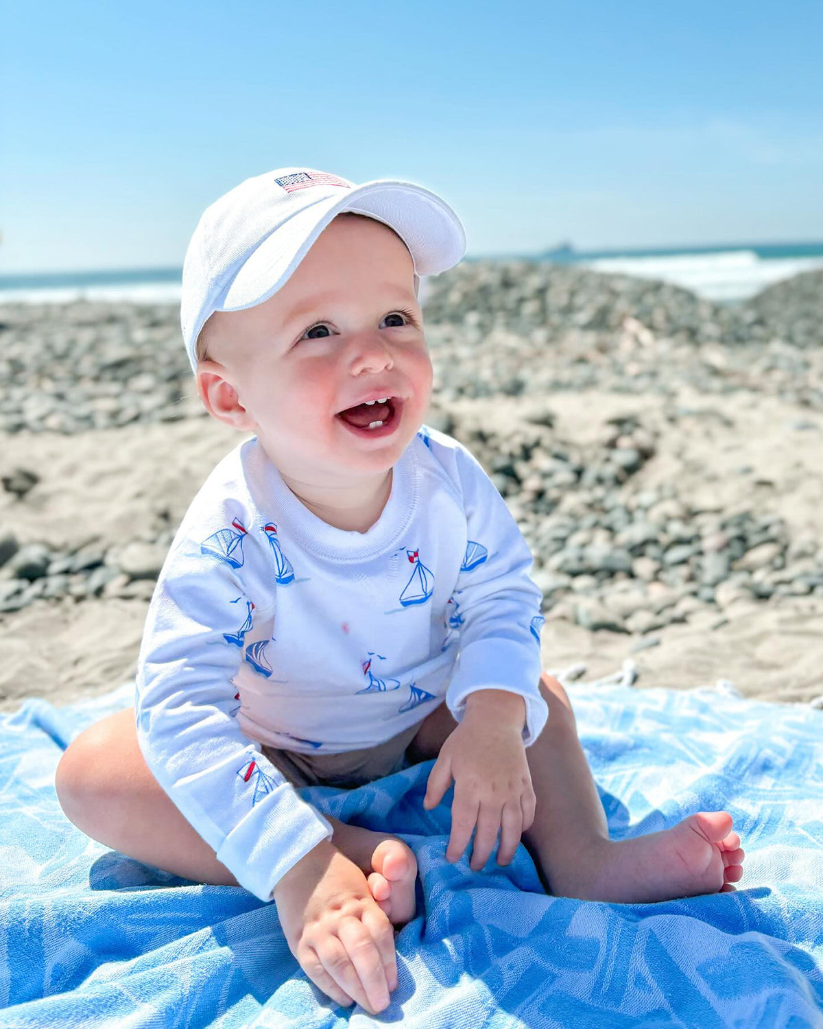 American Flag Baseball Hat (Baby)