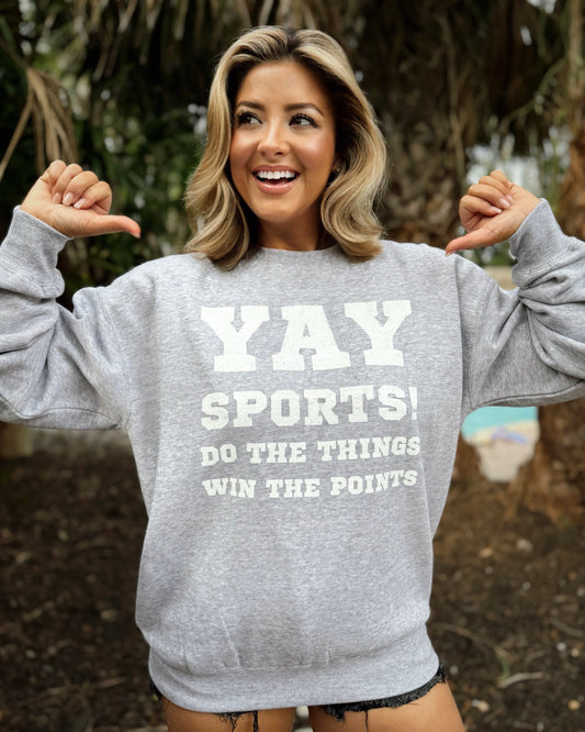 Cozy Gray Yay Sports Pullover