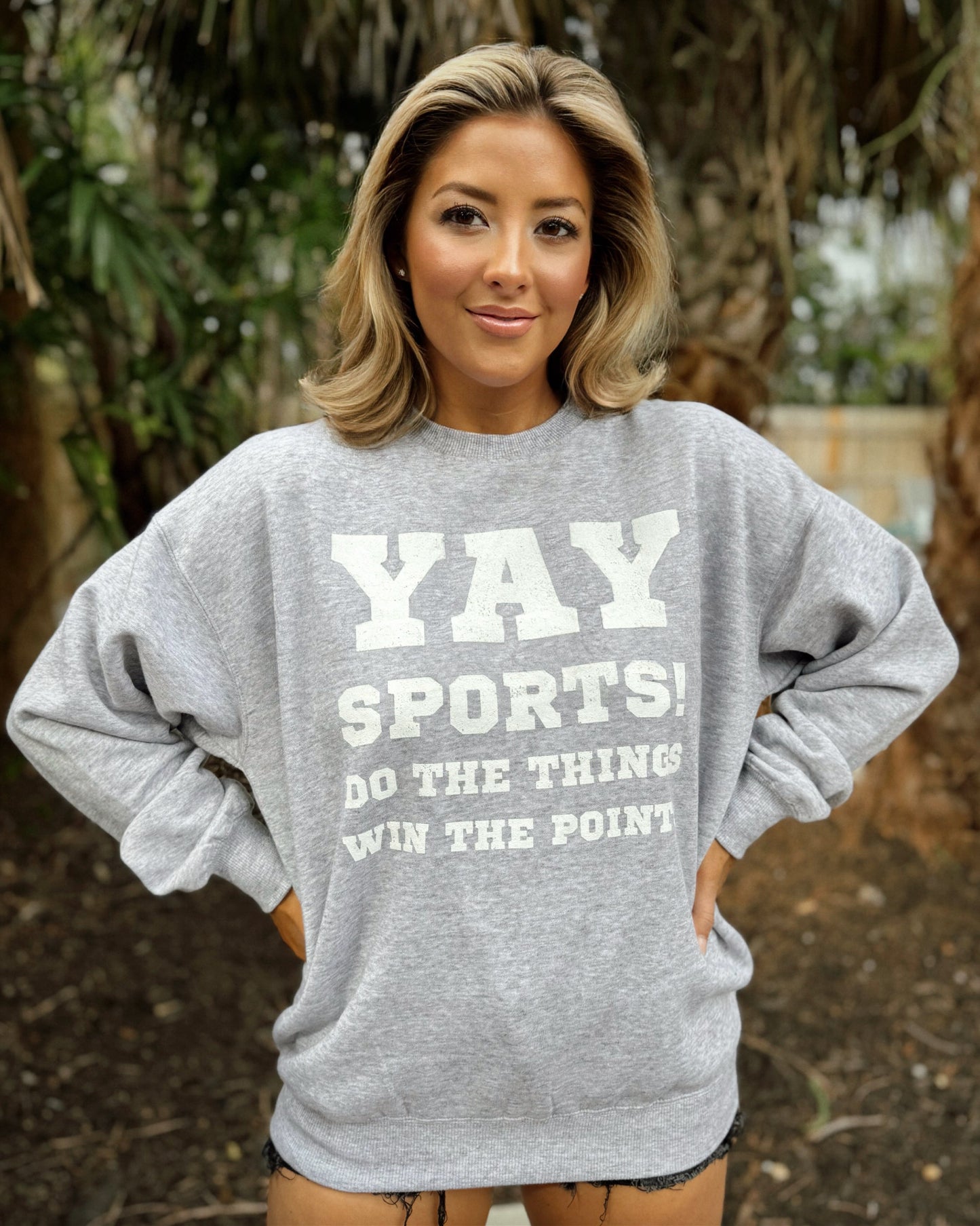 Cozy Gray Yay Sports Pullover