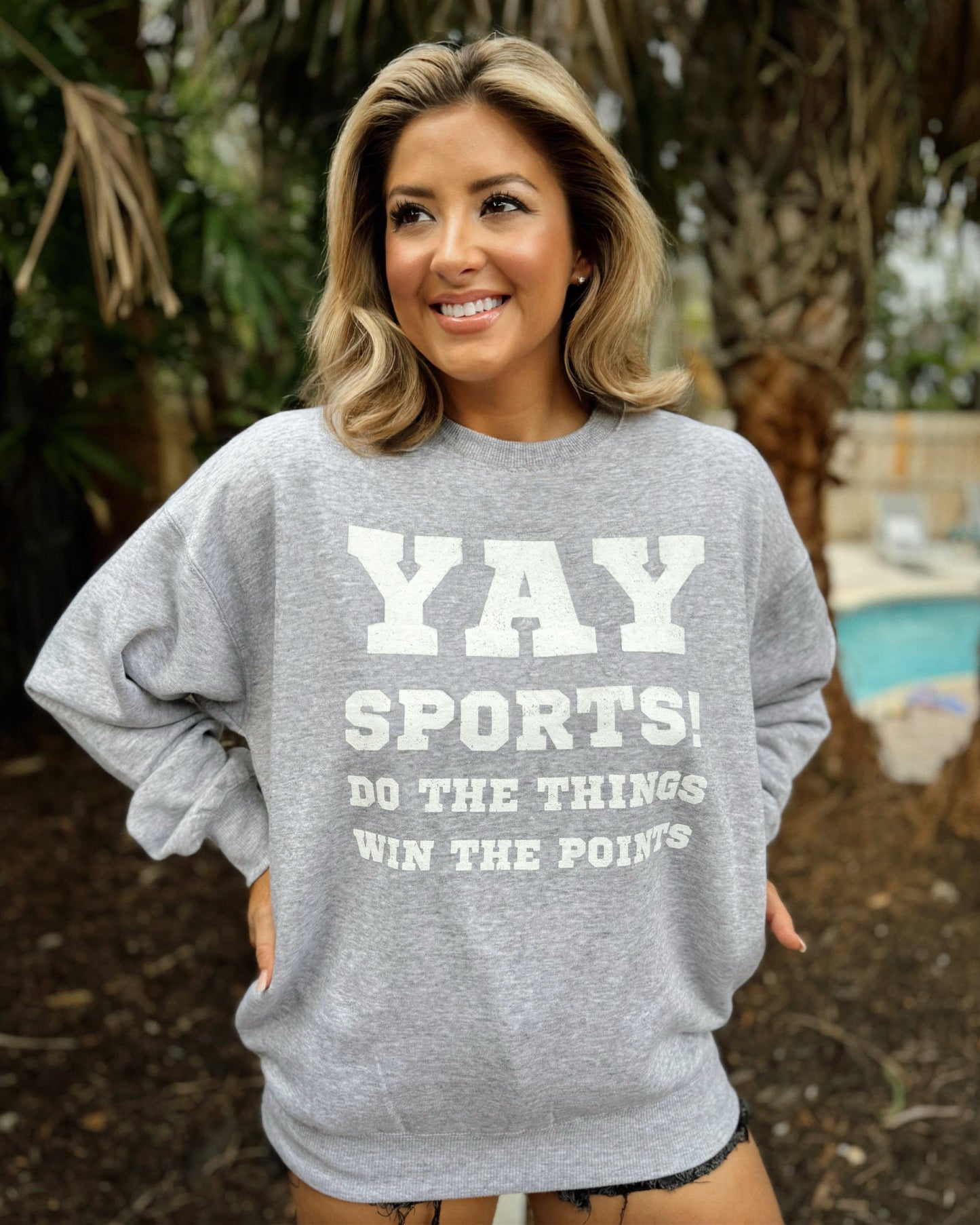 Cozy Gray Yay Sports Pullover