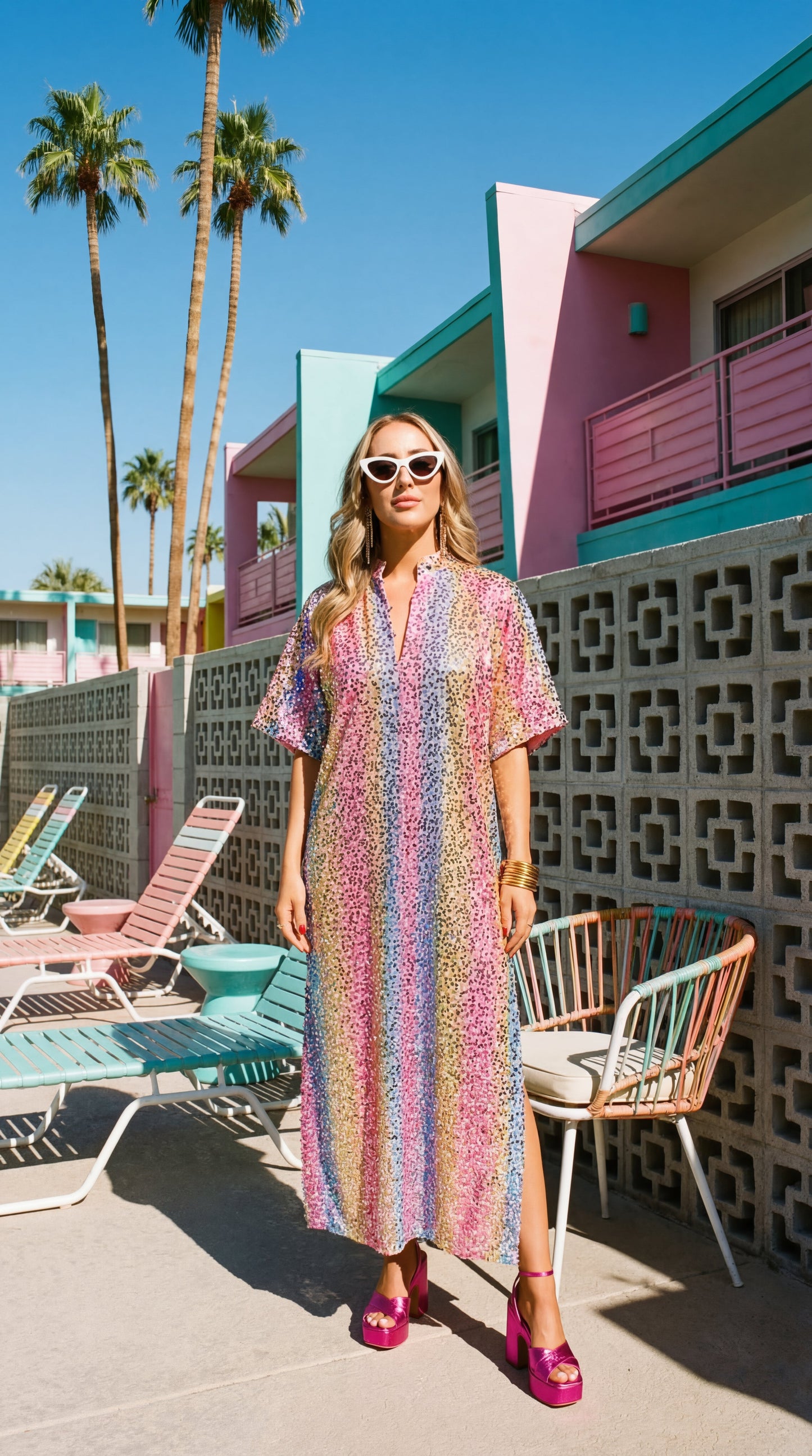 Leighton Sequin Midi Dress - Loving Me