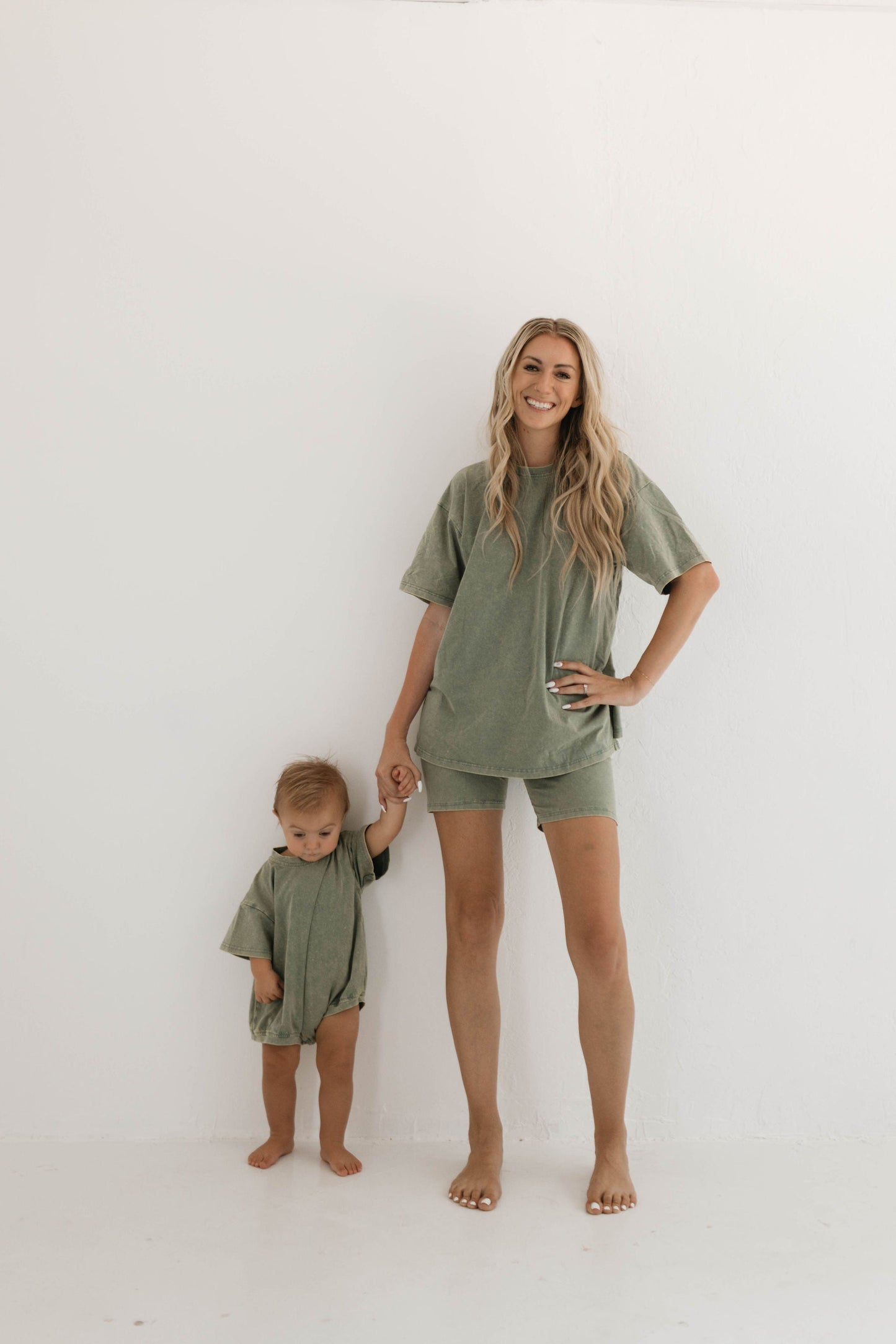 Sage | Washed Women's Short Set