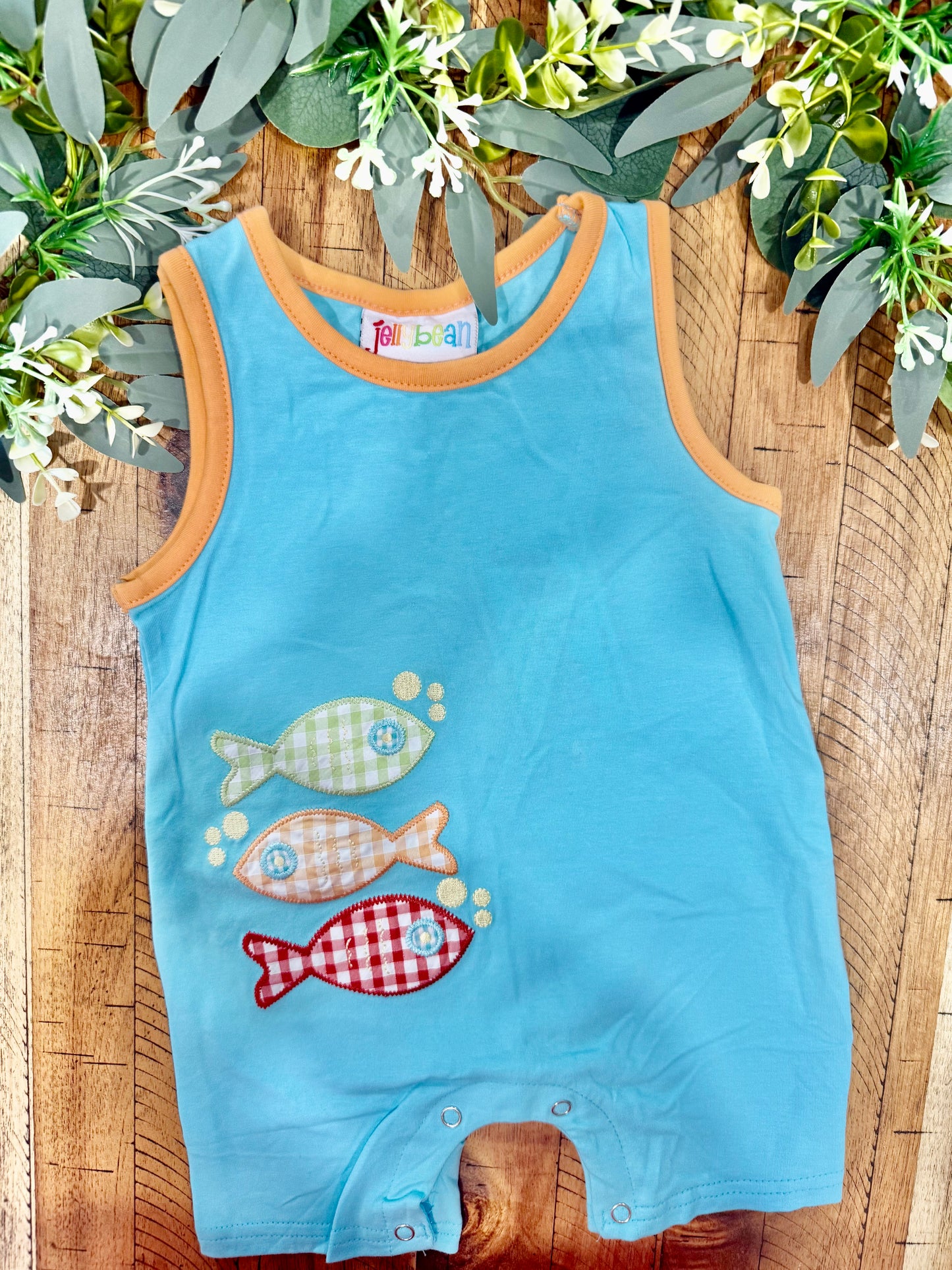 Jellybean Bubble Fish Romper