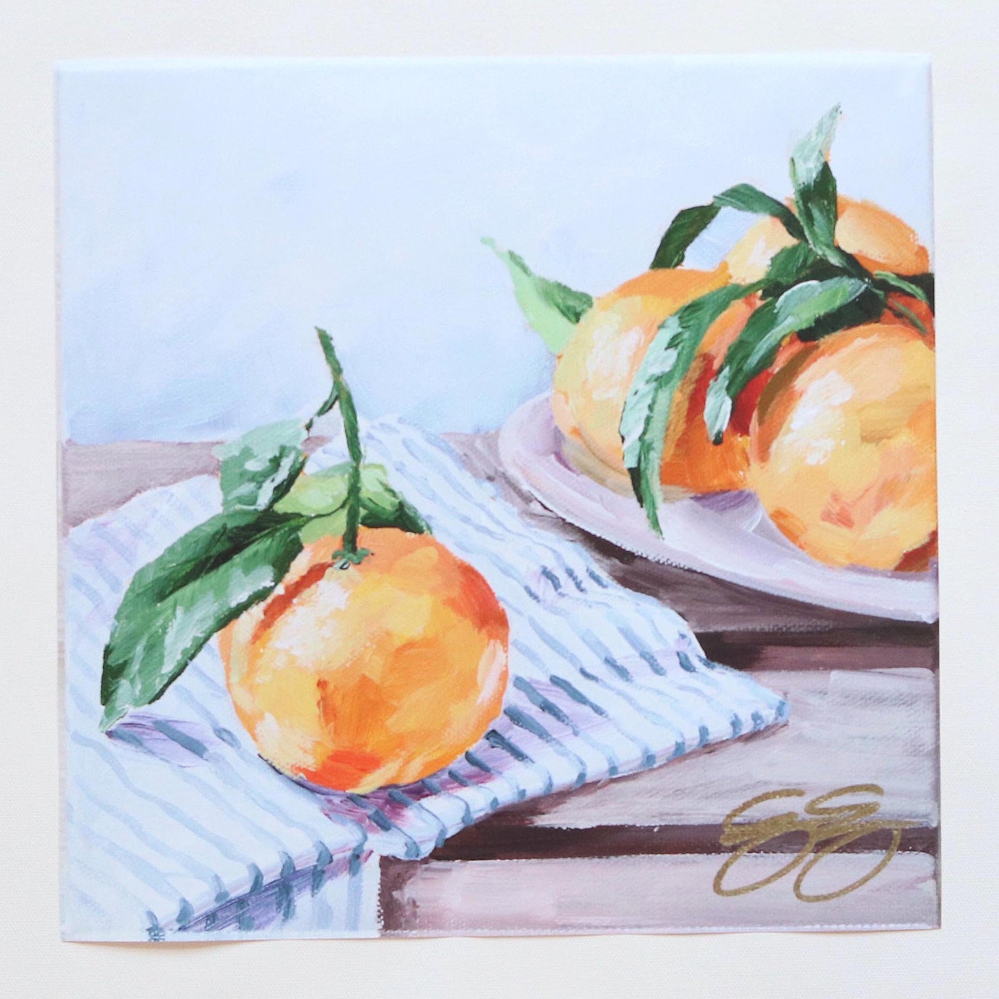 Quiet Riches, a fine art print of oranges