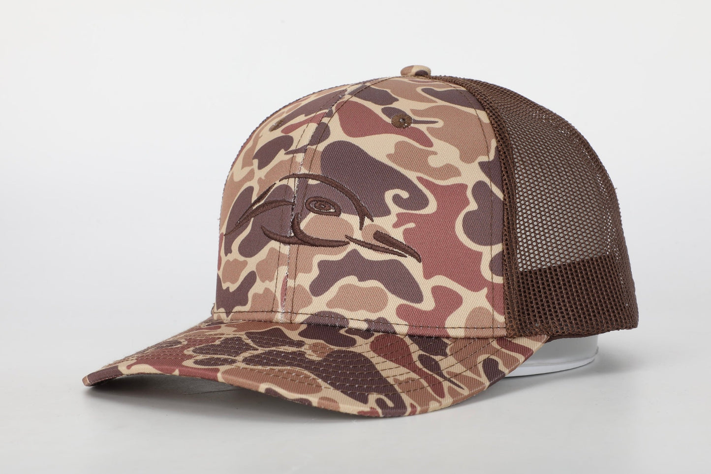 Old School Brown AFW Logo Trucker