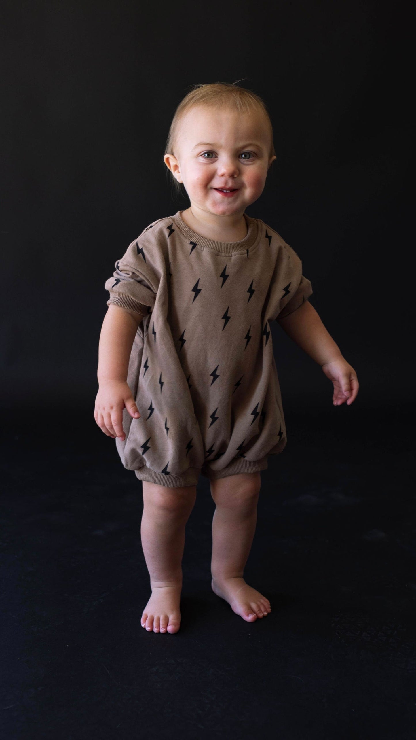 Lightning Bolt | Short Sleeve Romper