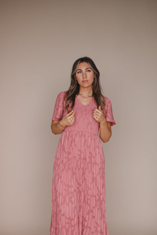 Tayla Dress in Mauve