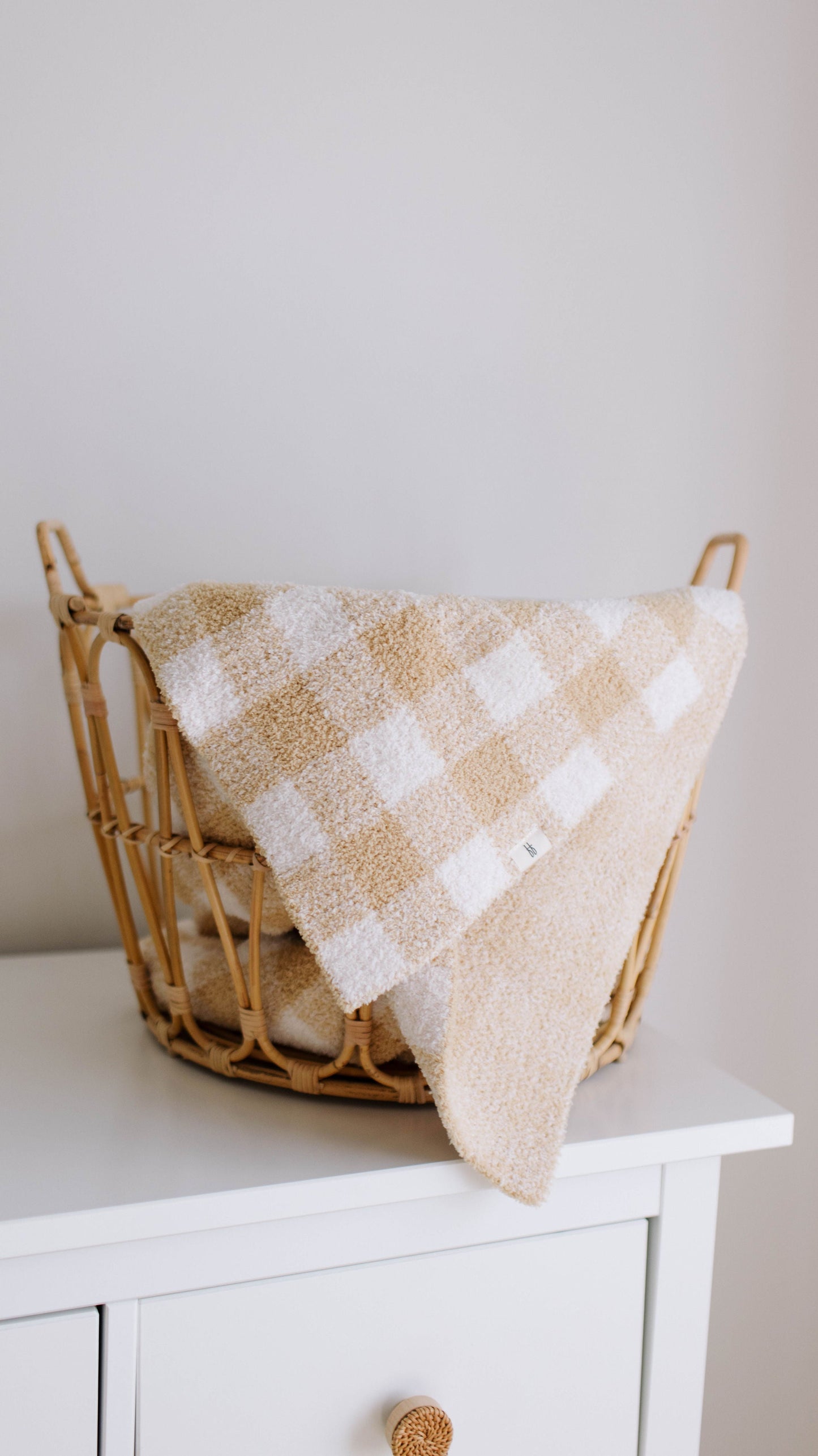 Goldie Gingham | Plush Blanket