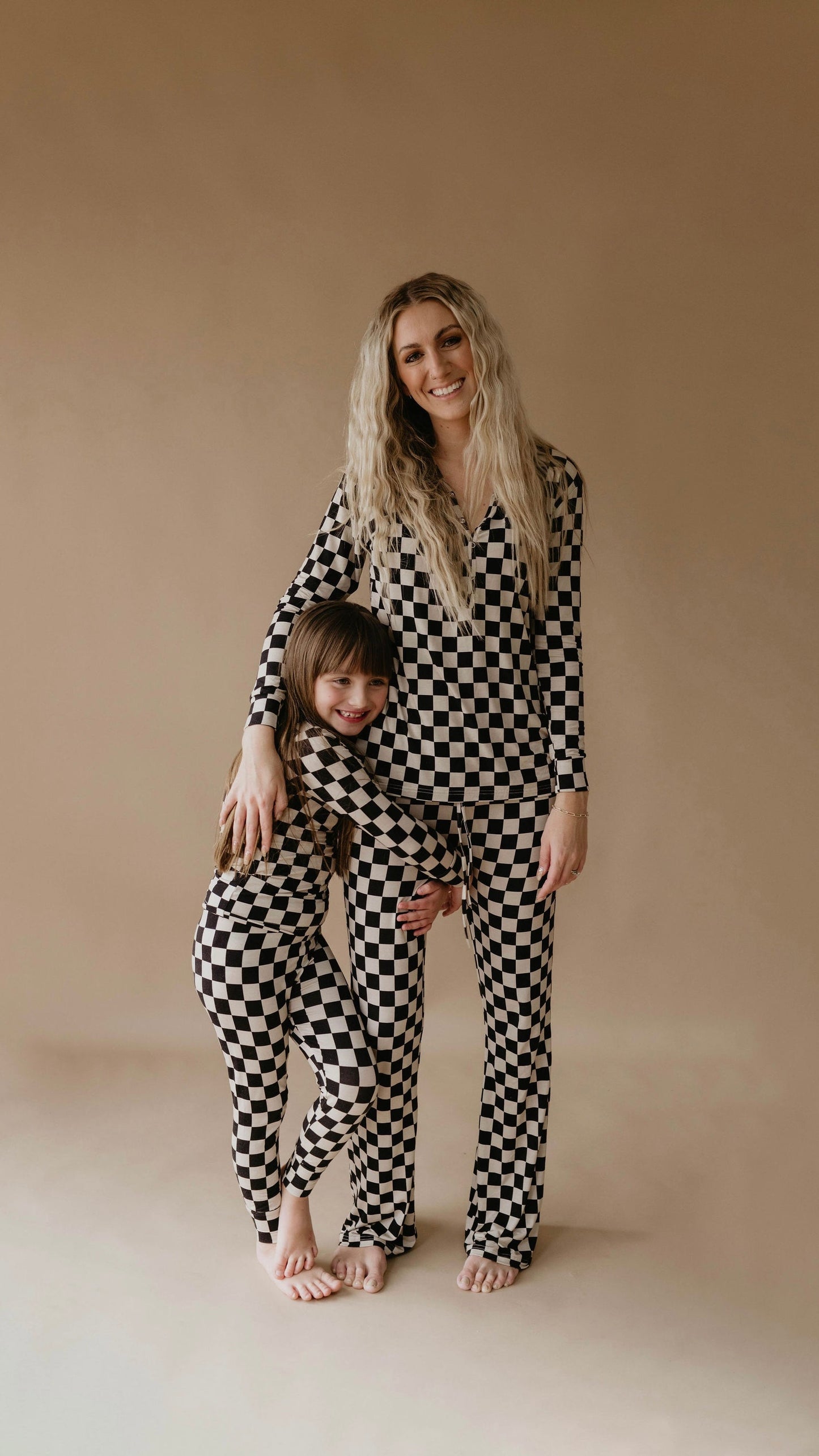 Black Checkered | Women's Bamboo Pajamas