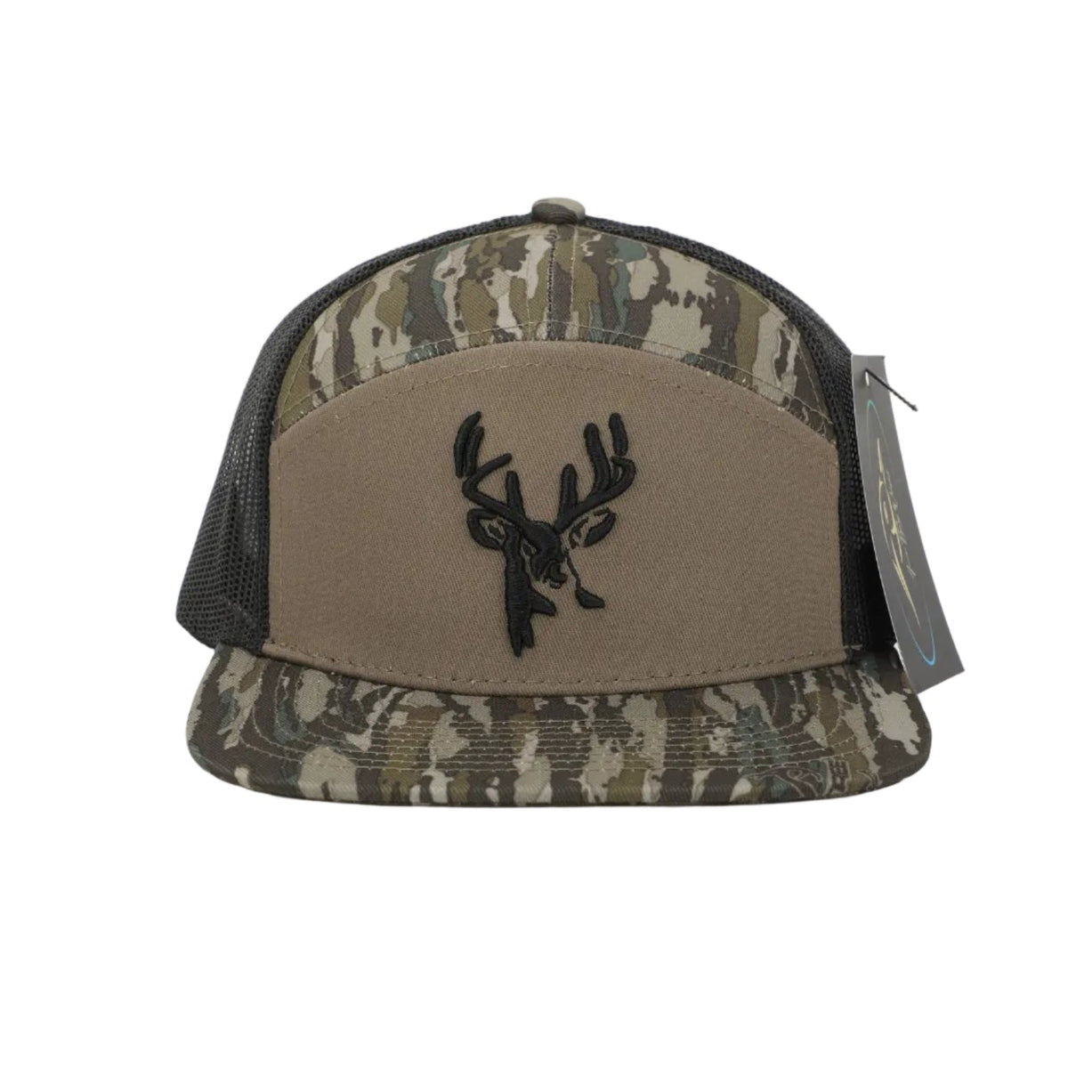 Realtree Original 7 Panel Buck Logo Hat