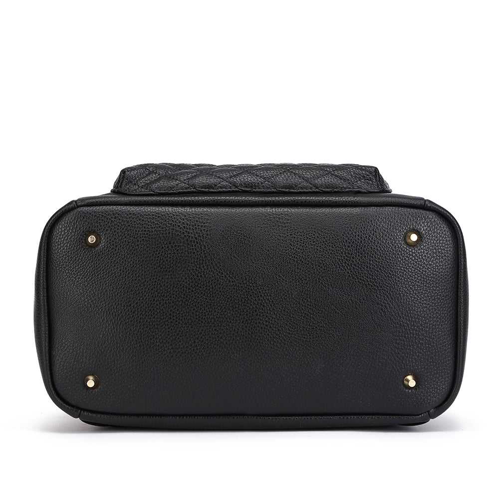 Monaco Diaper Bag | Ebony Black