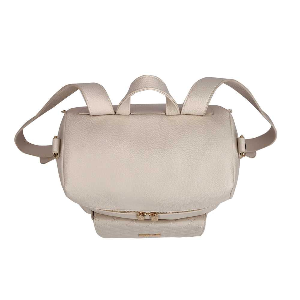 Monaco Diaper Bag | Pearl White