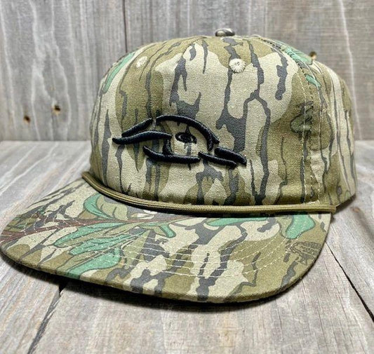 Old Rope Hat Mossy Oak Greenleaf w- 3D AF Waterfowl Logo