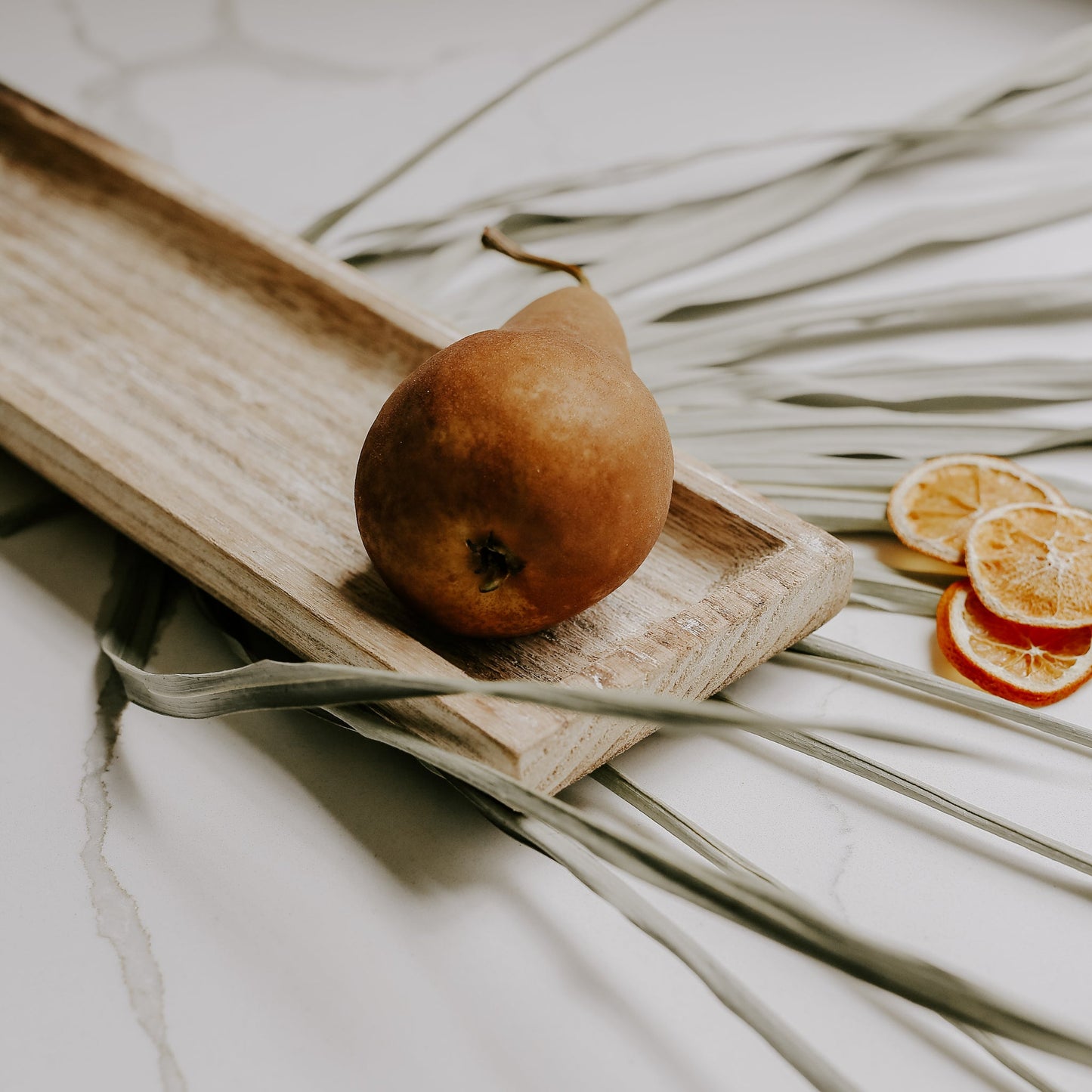 Rustic Rectangular Wood Tray