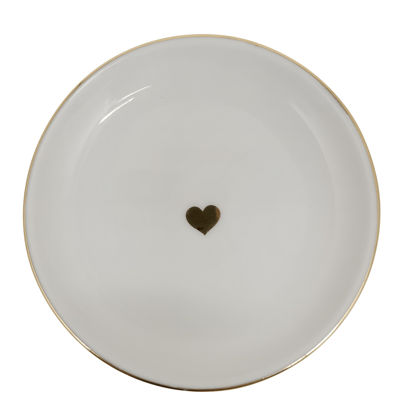 Gold Heart Jewelry Dish